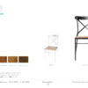 H108 – Silla Hostelería, para Bar Restaurante Cafetería